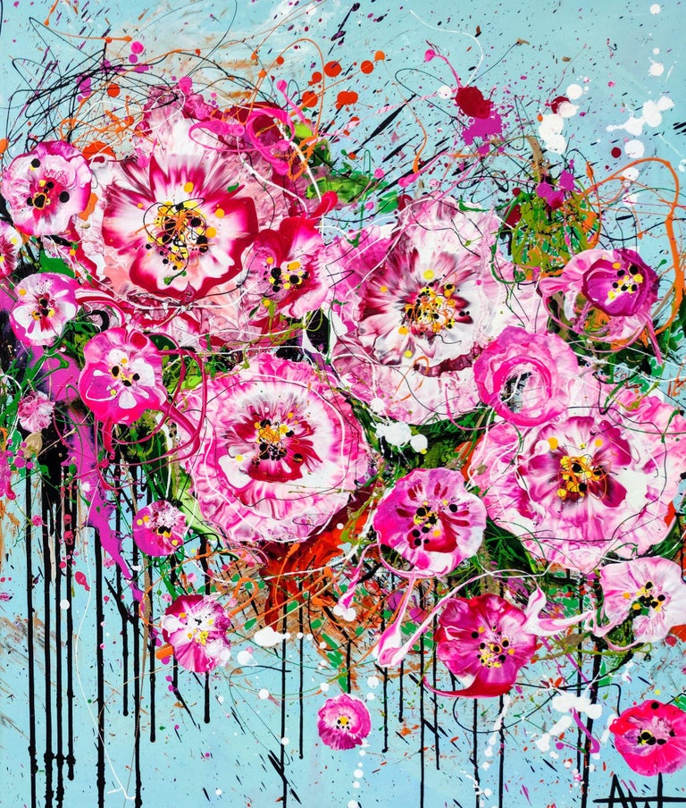 Angie Wright Cherry Pop, Painting, Oil on Canvas For Sale at 1stDibs