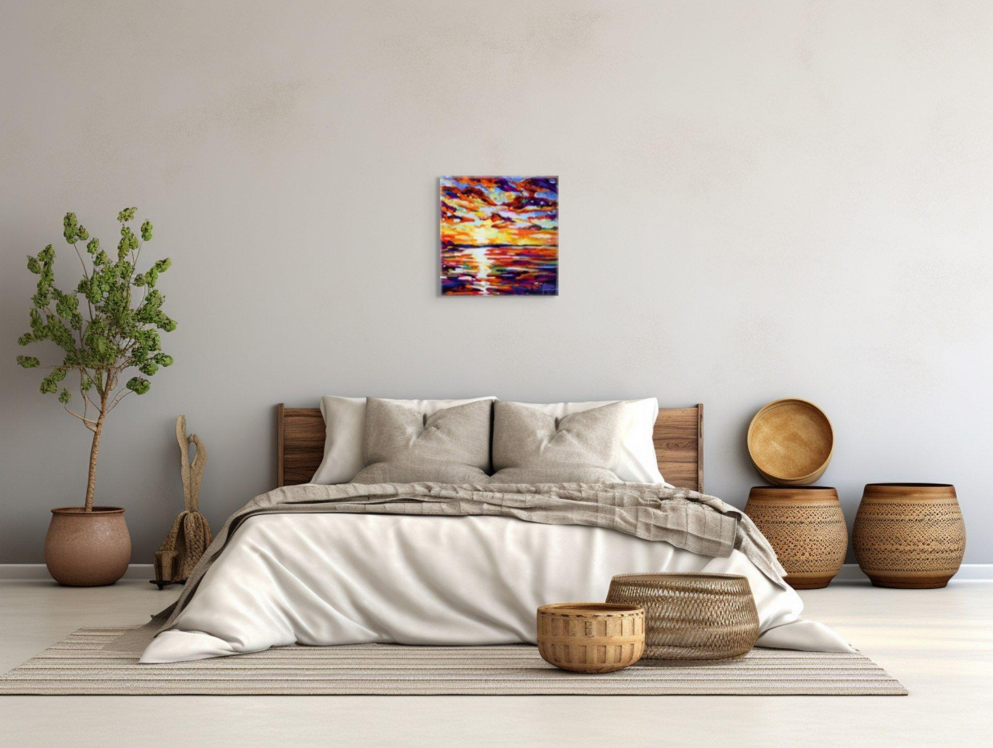 Embers Embrace, Gemälde, Öl auf Leinwand im Angebot 1