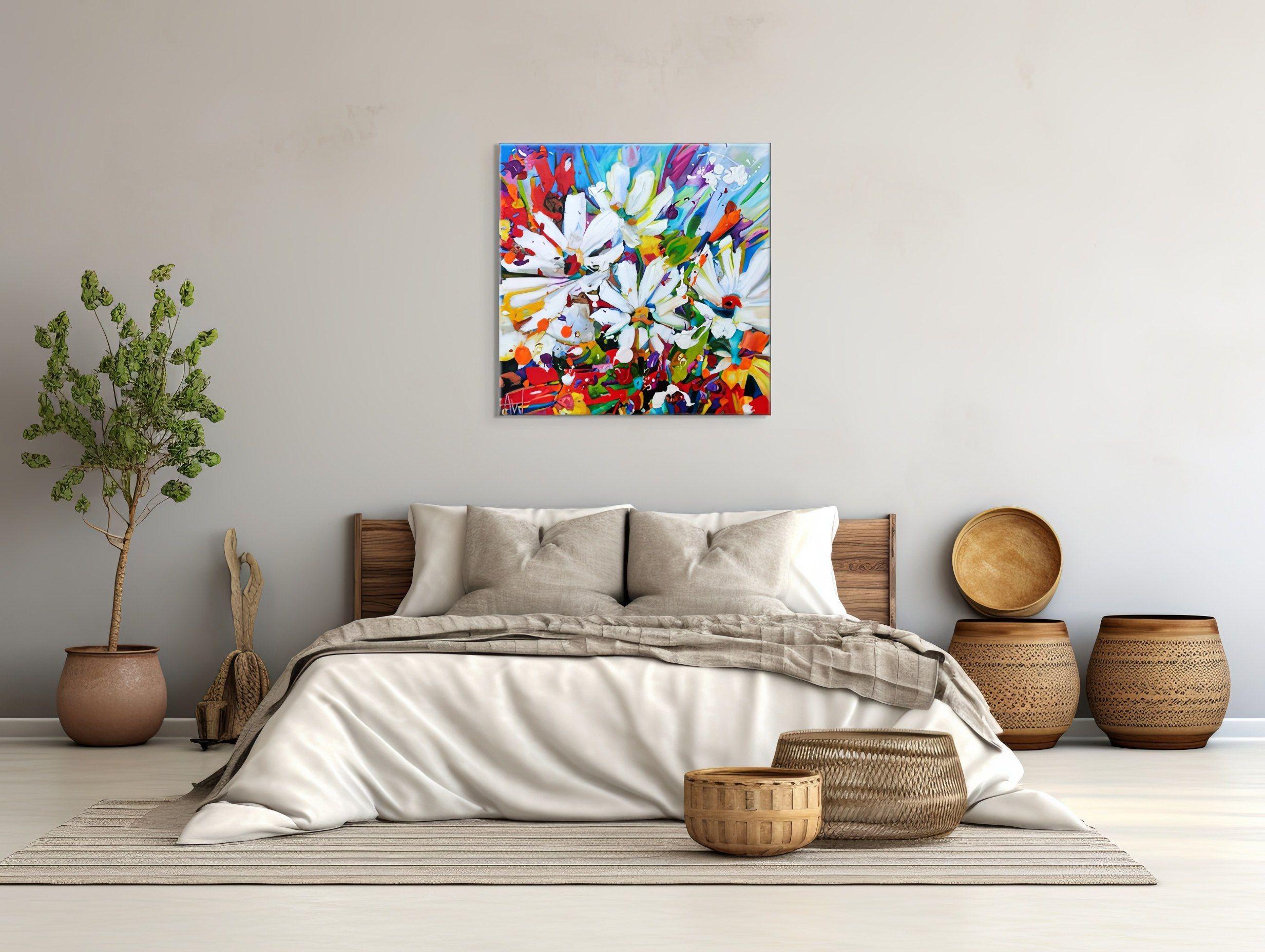 Floranova, Gemälde, Öl auf Leinwand (Expressionismus), Painting, von Angie Wright