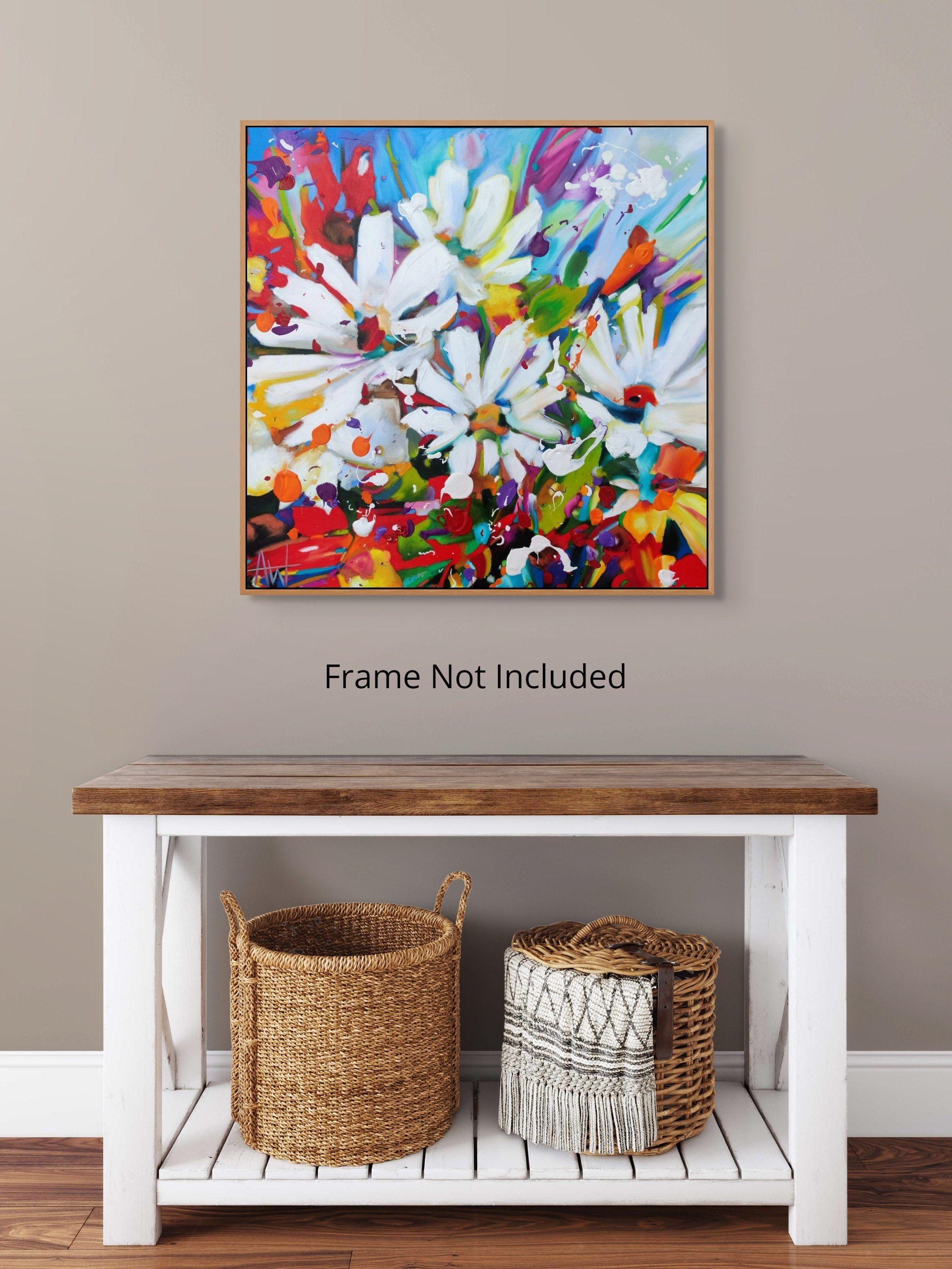 Floranova, Gemälde, Öl auf Leinwand im Angebot 1