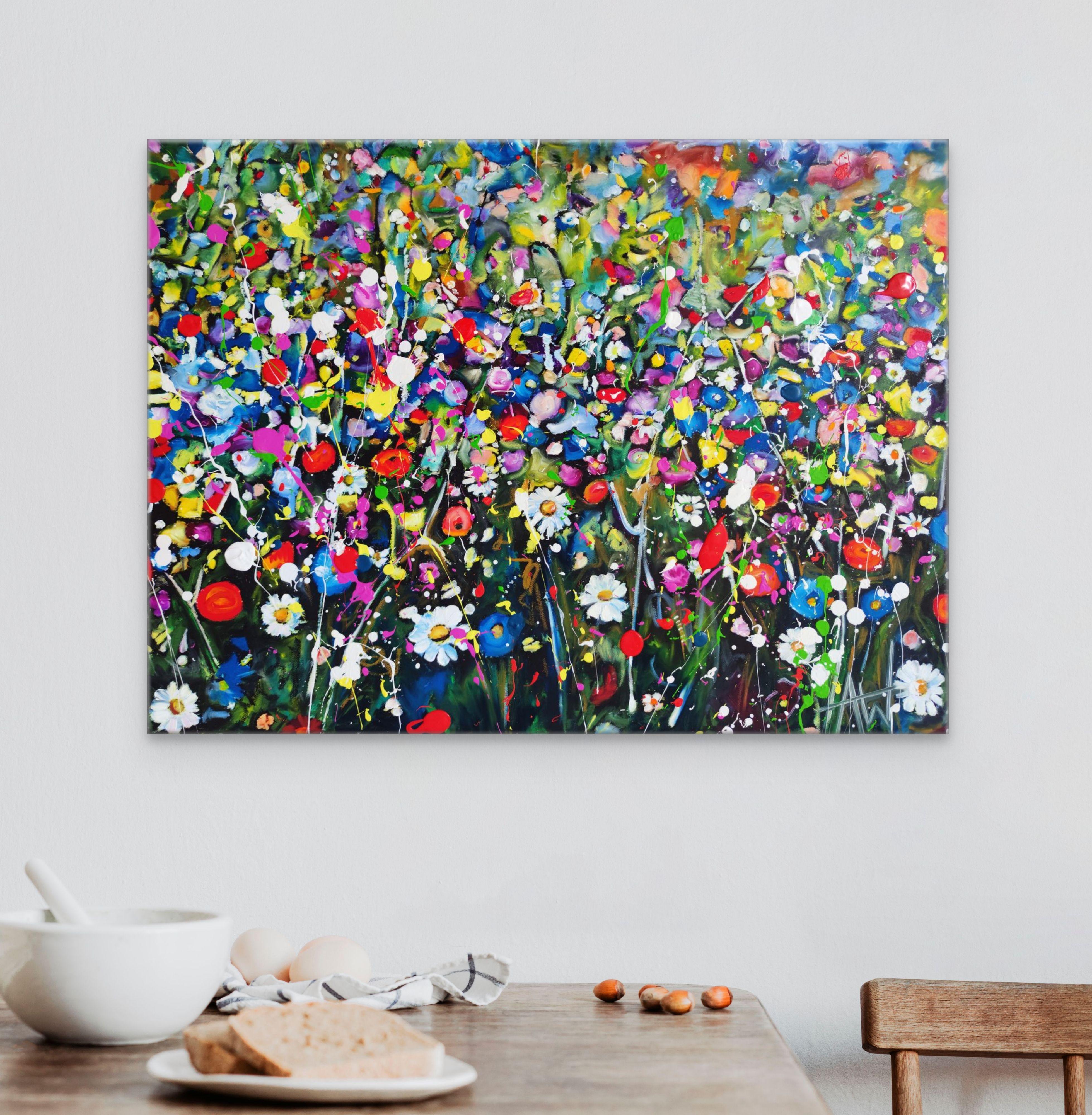 Meadow Dance, Painting, Oil on Canvas For Sale 3