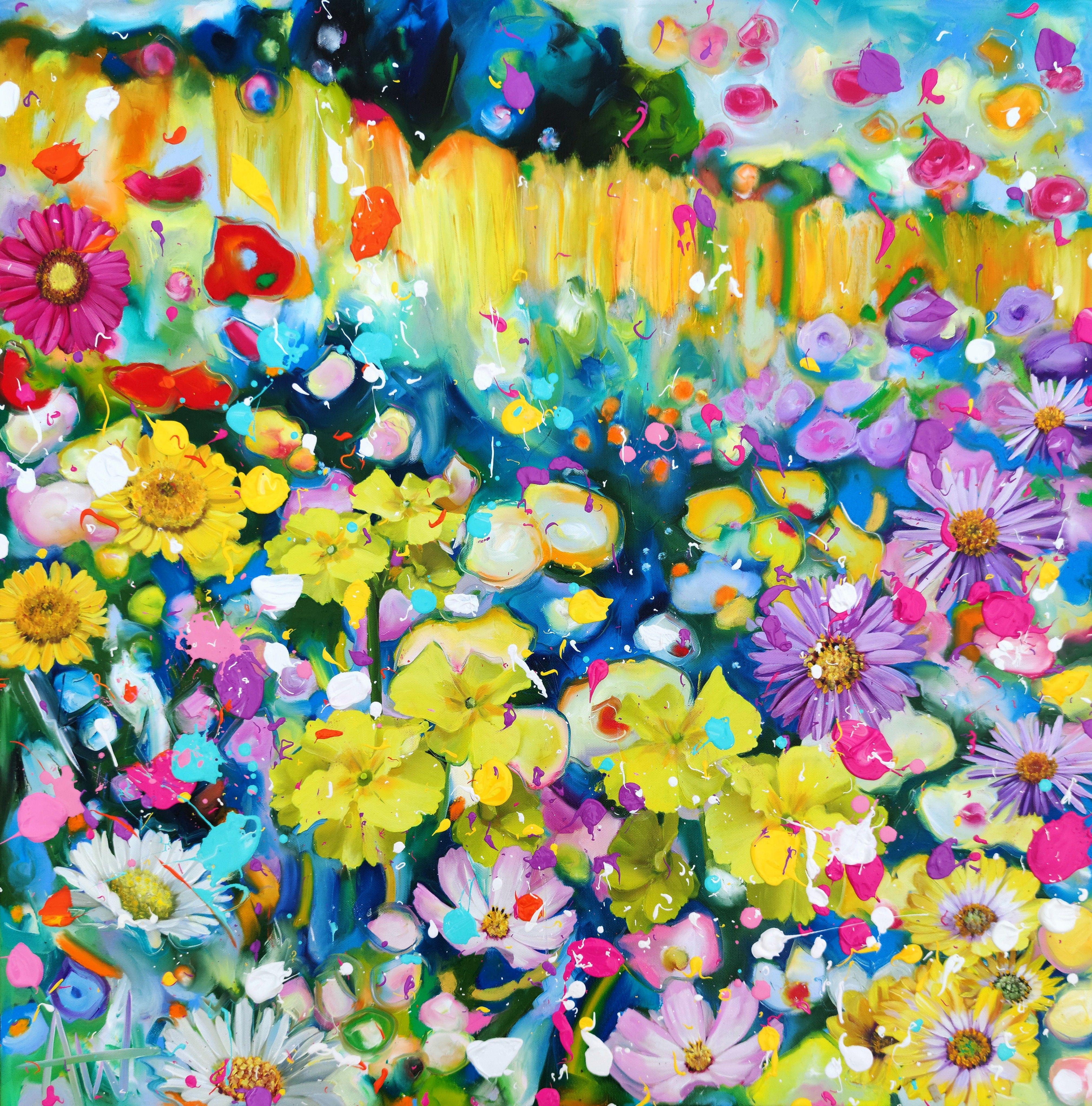 Perfekt Primrose, Gemälde, Öl auf Leinwand