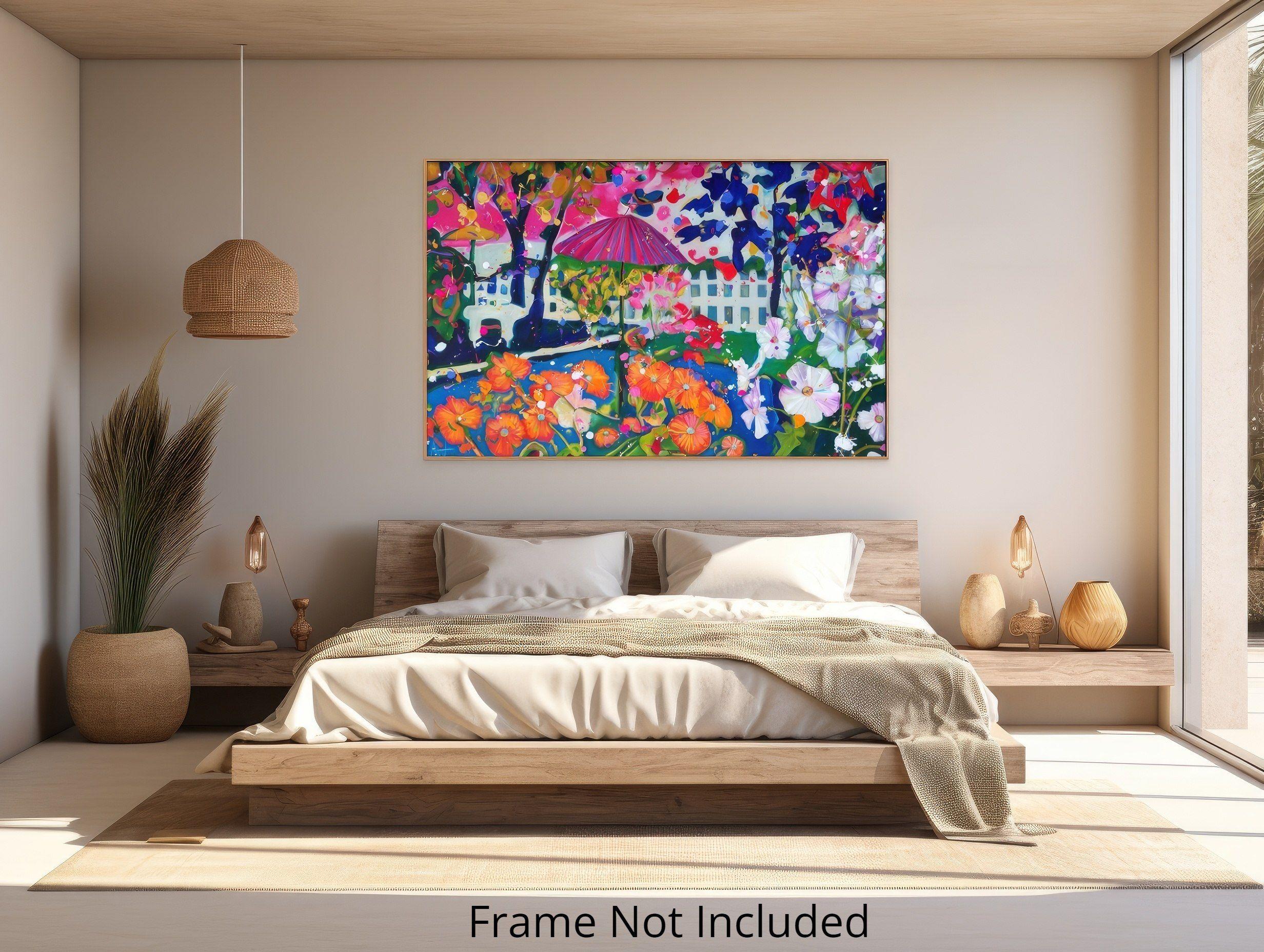 Rosa Zitronenschale – Sehr großes Ölgemälde, Gemälde, Öl auf Leinwand (Pop-Art), Painting, von Angie Wright