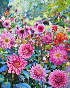 Pink Parade, Painting, Oil on Canvas