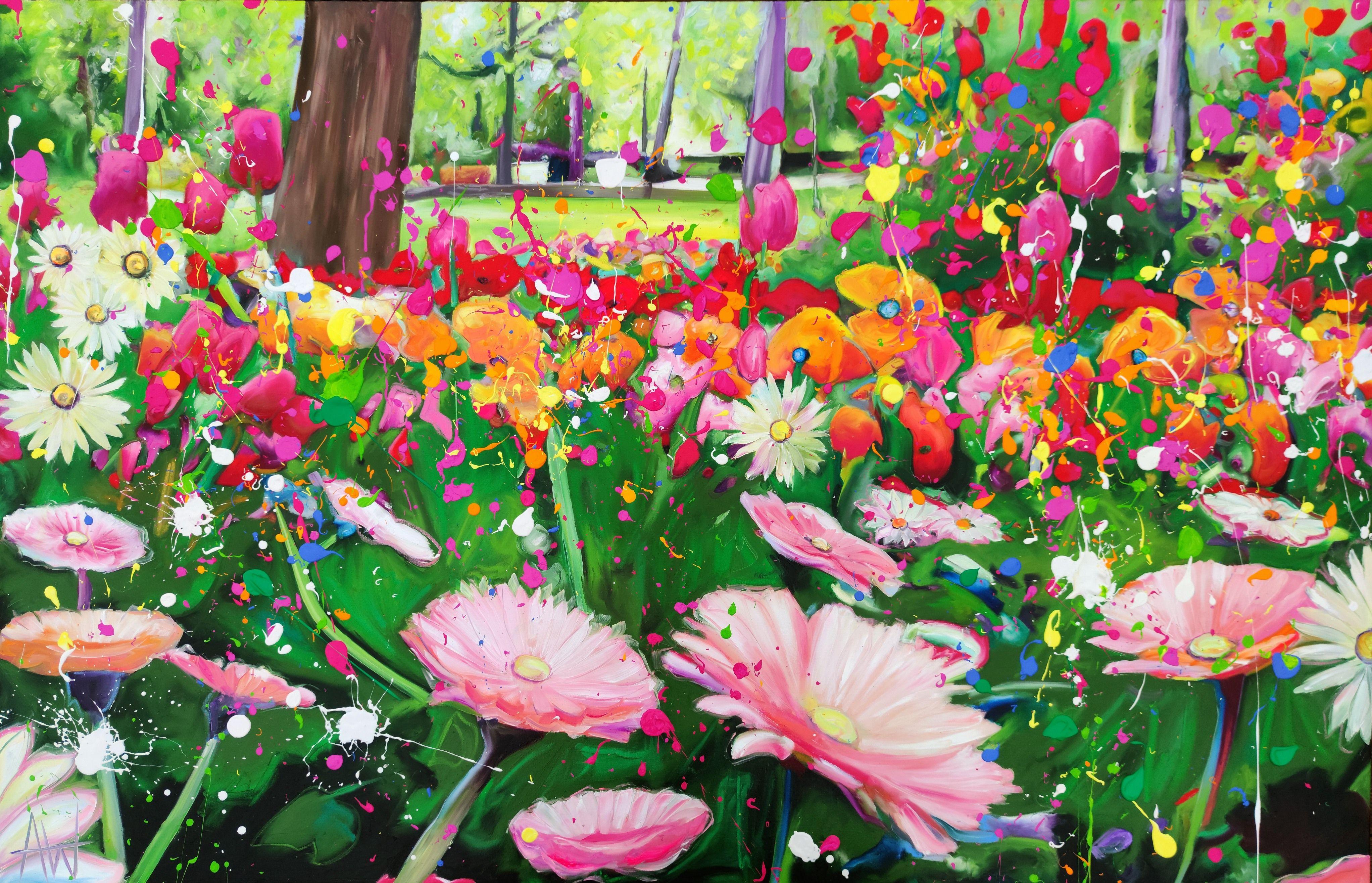 Primavera, Gemälde, Öl auf Leinwand