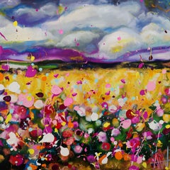 Storm Ballad Blossoms, Painting, Oil on Canvas