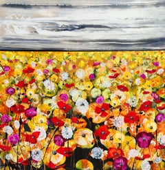 Summer Meadow Song, Painting, Oil on Canvas
