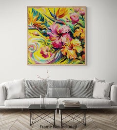 Sunshine Exotica, Painting, Oil on Canvas