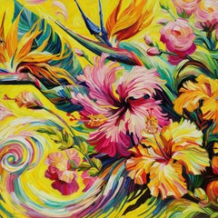 Sunshine Exotica, Painting, Oil on Canvas