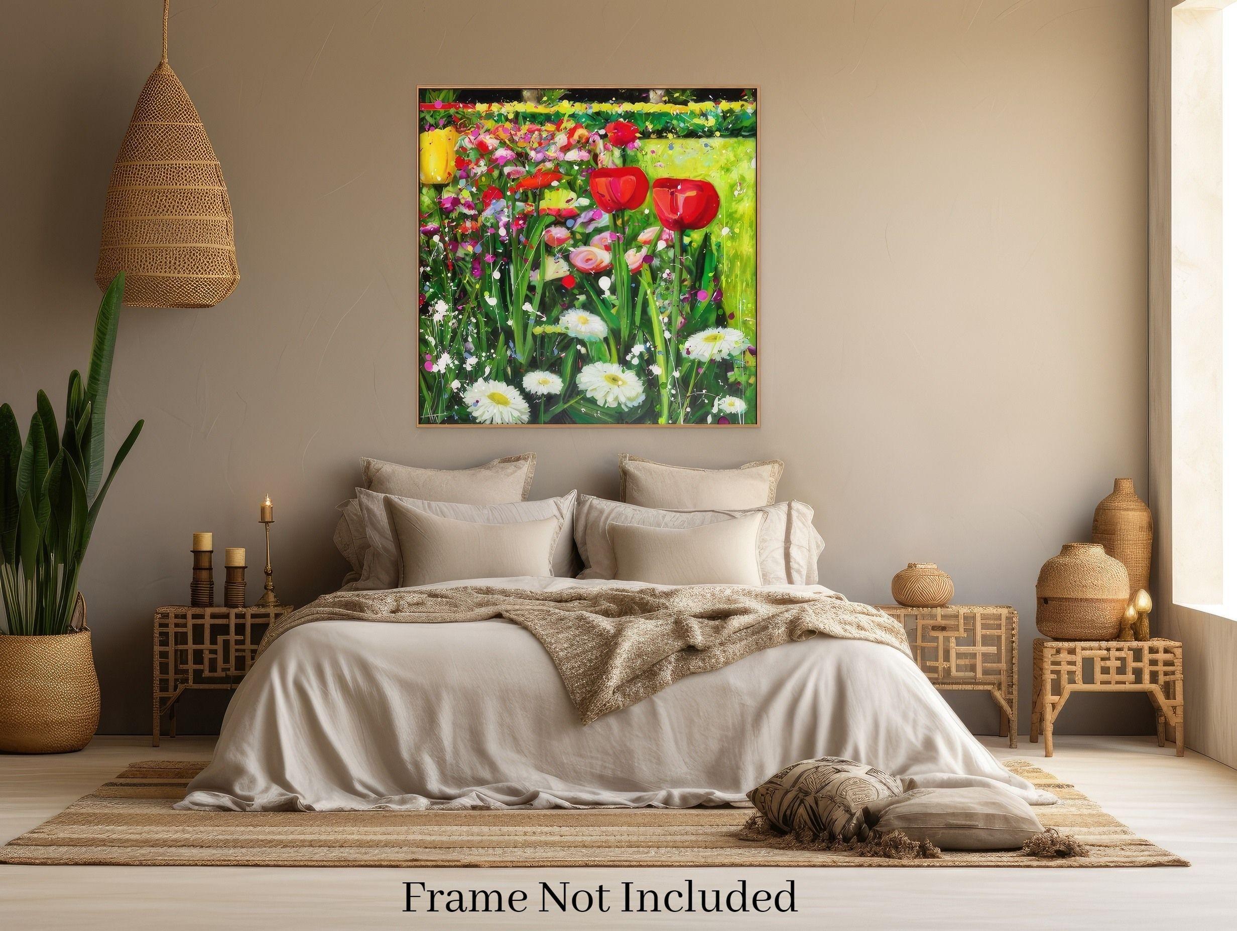Tulips, Painting, Oil on Canvas For Sale 1