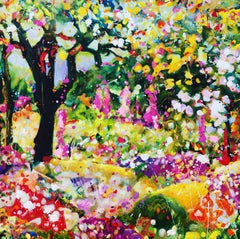 Wildflower Sanctuary, Painting, Oil on Canvas