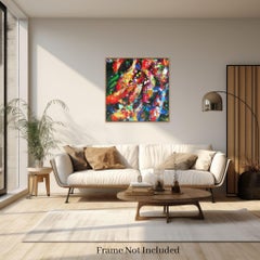 Zen Koi, Painting, Oil on Canvas