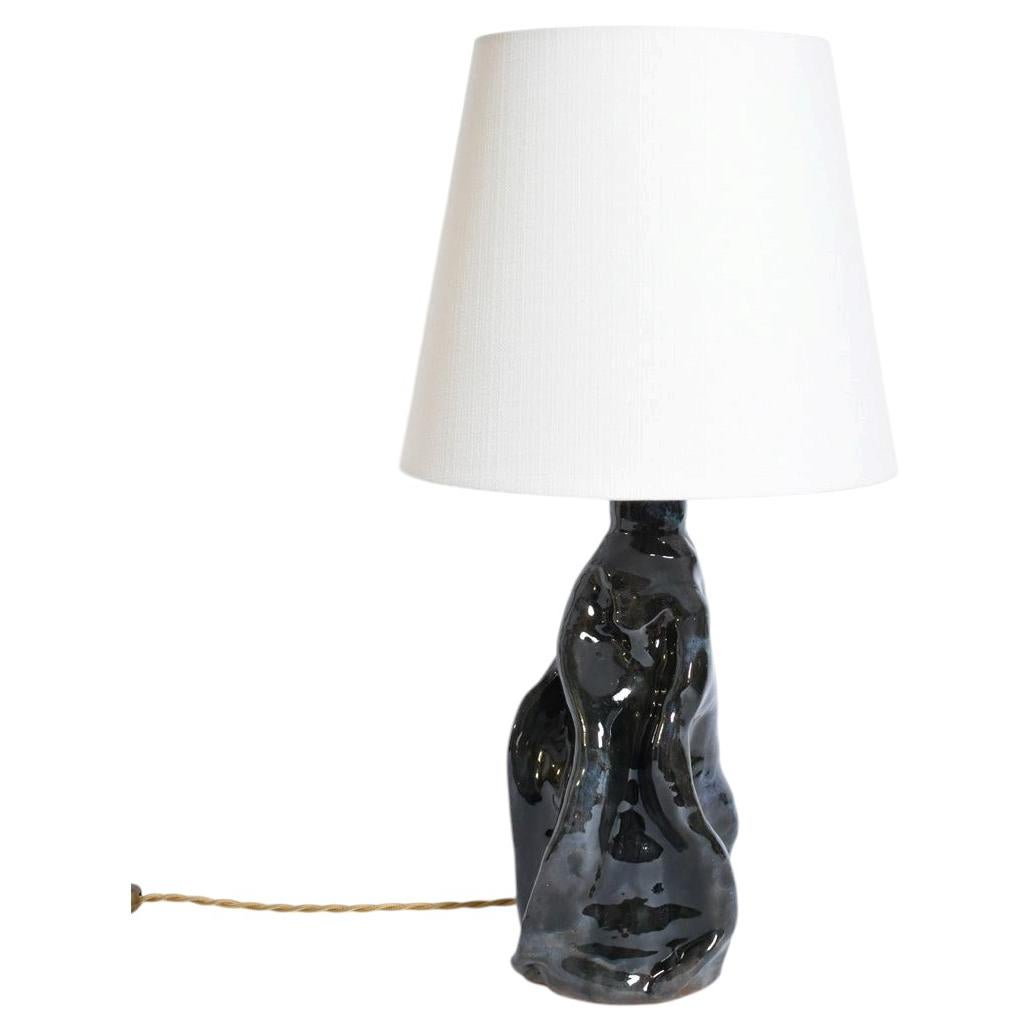 "Angkor" 33cm blue green lamp, Barracuda Edition. For Sale