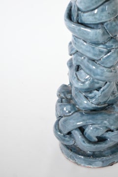 Angkor" 42cm light blue lamp, Barracuda edition.