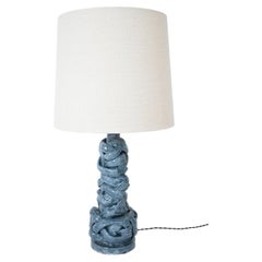 Angkor" 42cm light blue lamp, Barracuda edition.