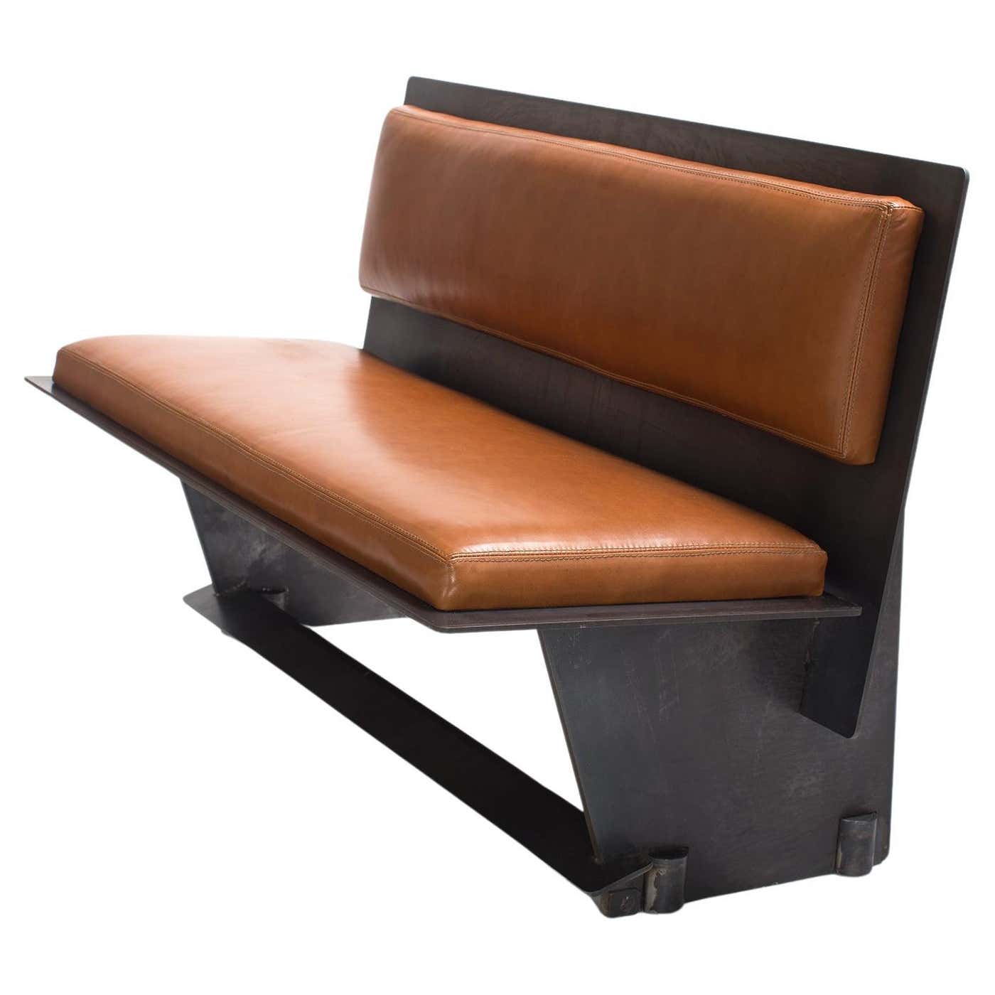 'Angle Bench' Industrial Bench by Basile Built - Limited Edition For ...