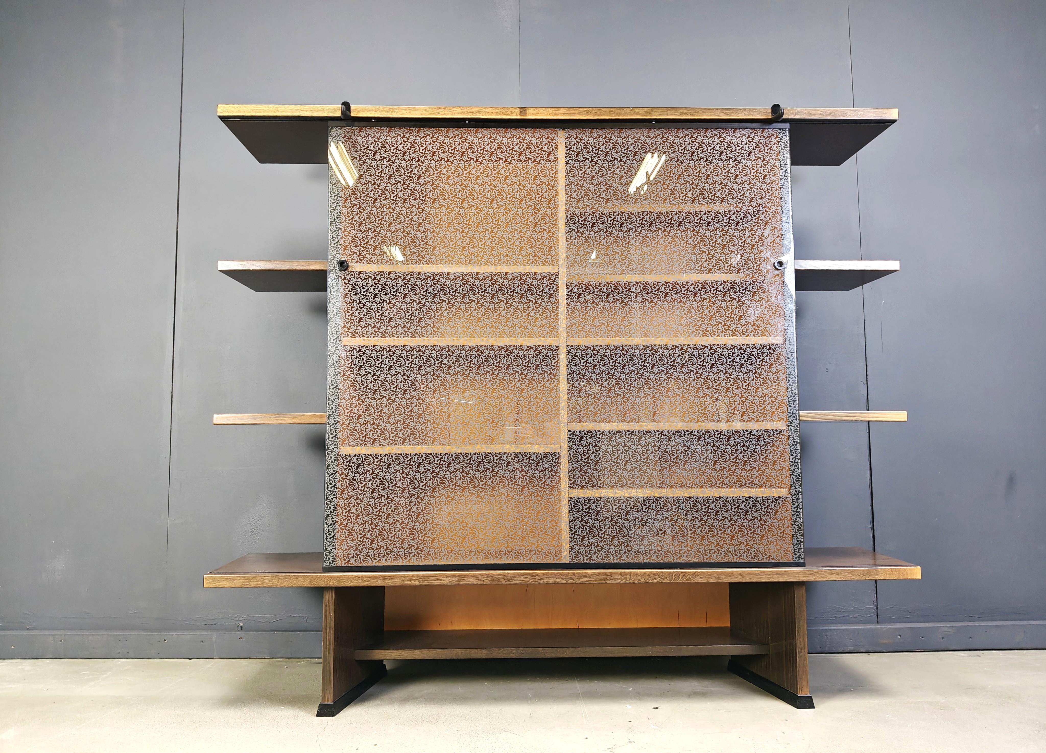 Winkelkabinett von Francesco Binfare für Cassina, 1980 im Angebot 3