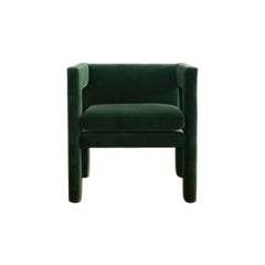 Angle II Armchair in Emerald Color by Trnk