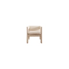 Fauteuil Angle II, couleur « lin brut », par TRNK
