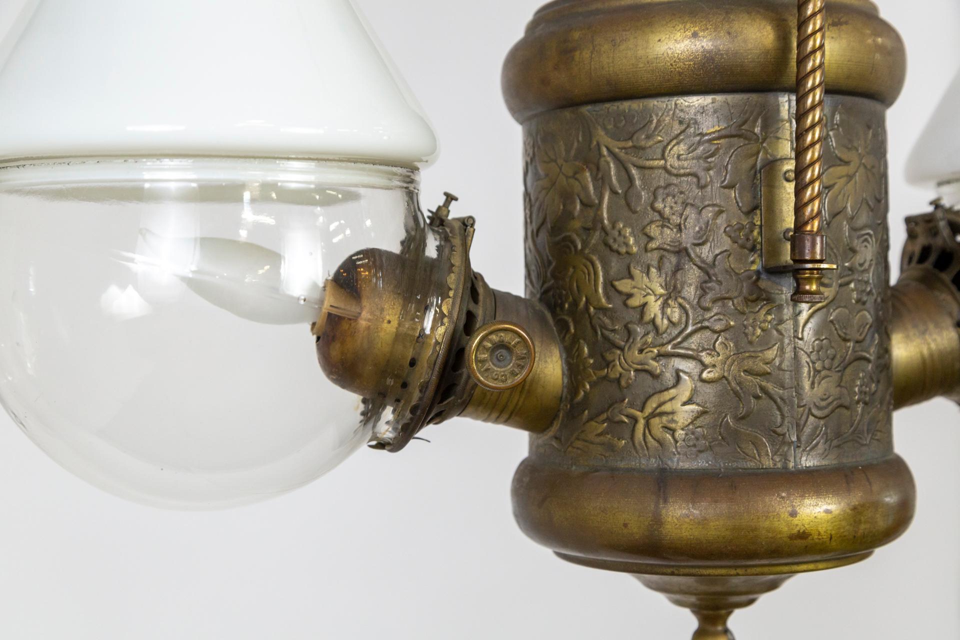 antique angle lamp