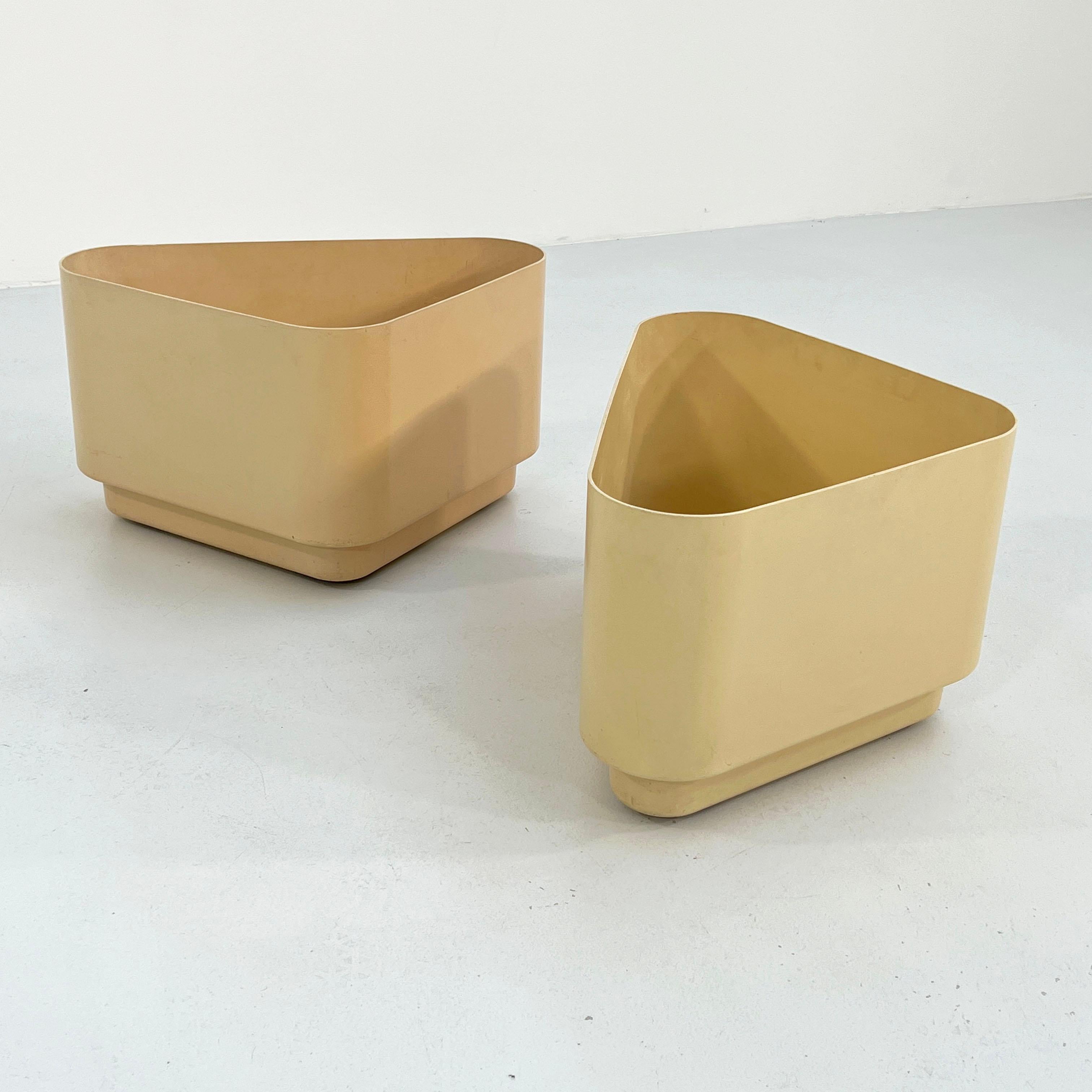 Post-Modern Angle Planter on Wheels by Nena Balsari for Kartell, 1970s