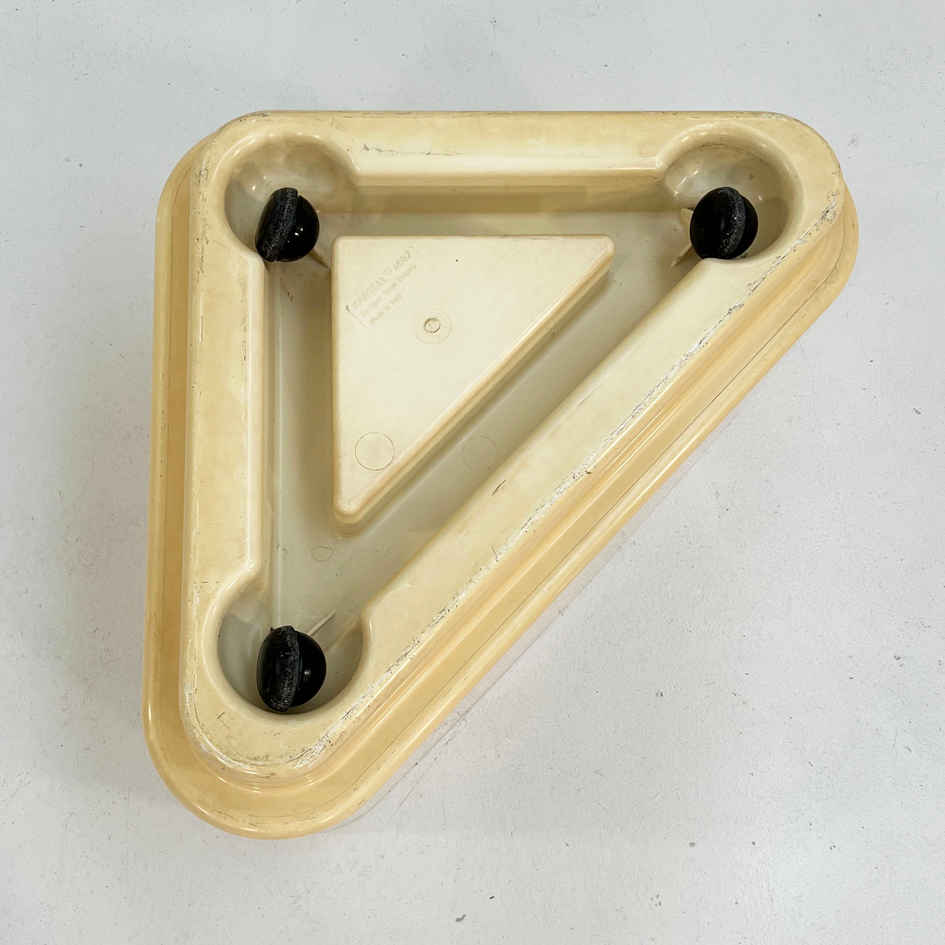 Plastic Angle Planter on Wheels by Nena Balsari for Kartell, 1970s