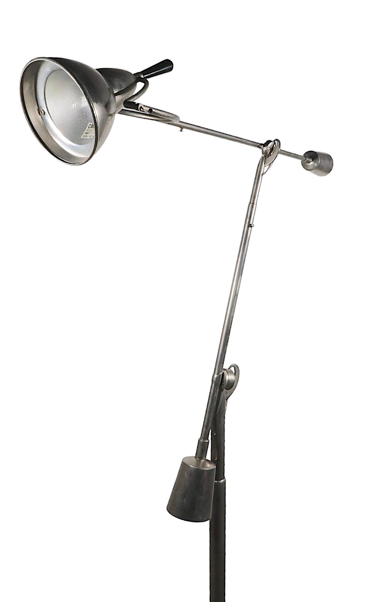 Angle Poise Floor Lamp After Buquet EB 27 For Sale 5