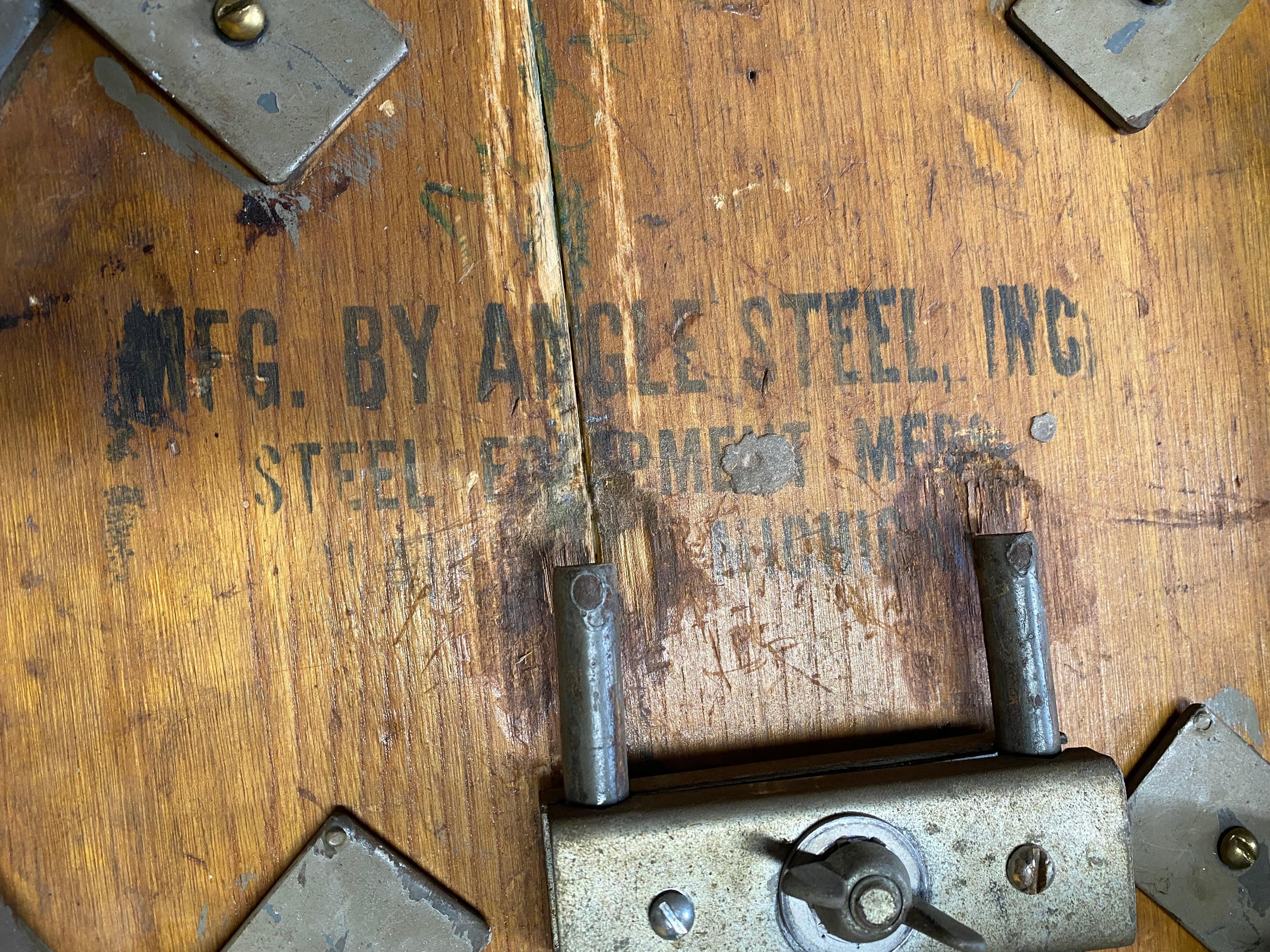 Angle Steel Inc. Adjustable Industrial Stool For Sale 9