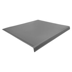 Angled desk mat in leather FABIO