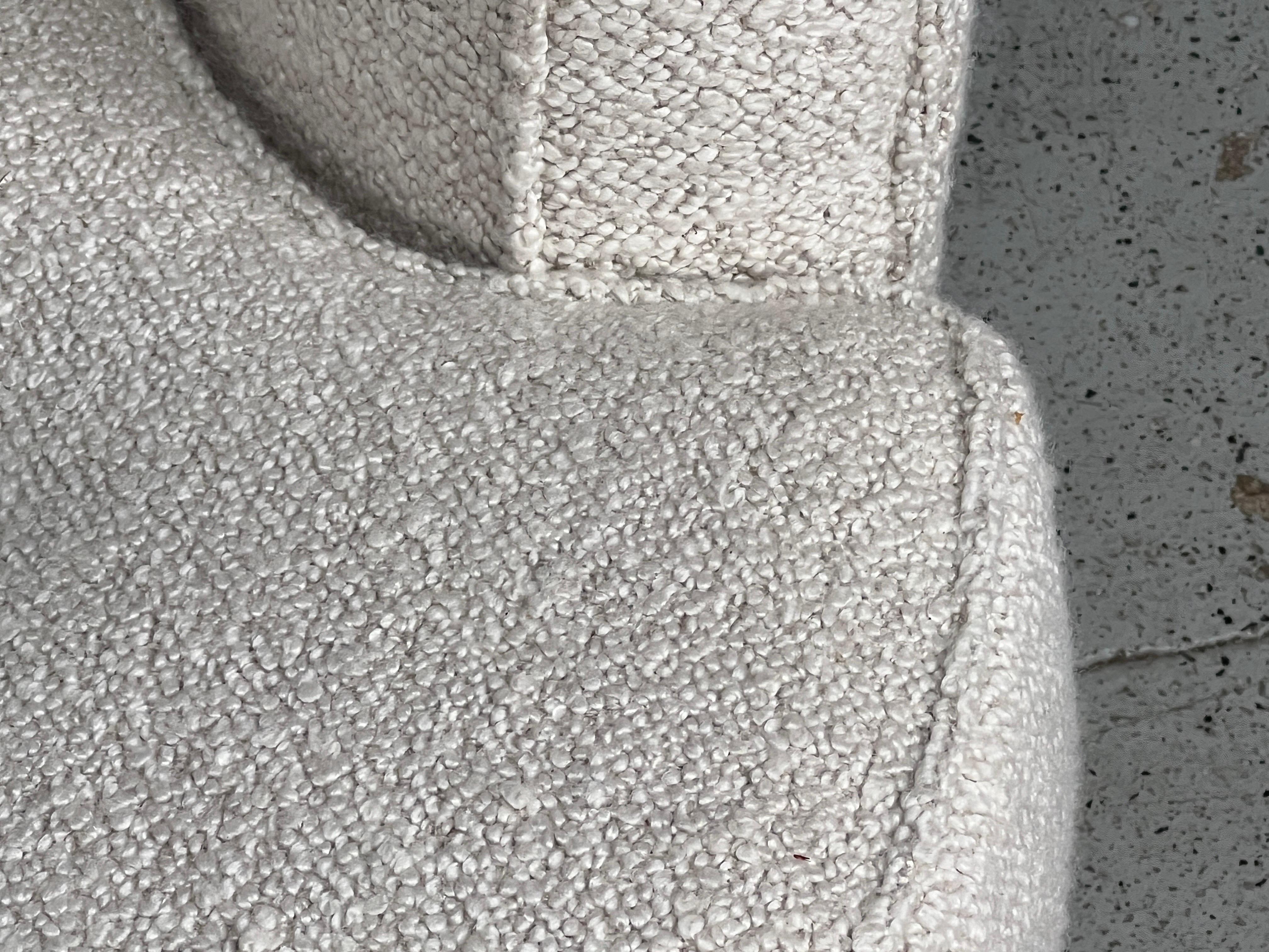 Fabric Angled Sofa by Edward Wormley for Dunbar
