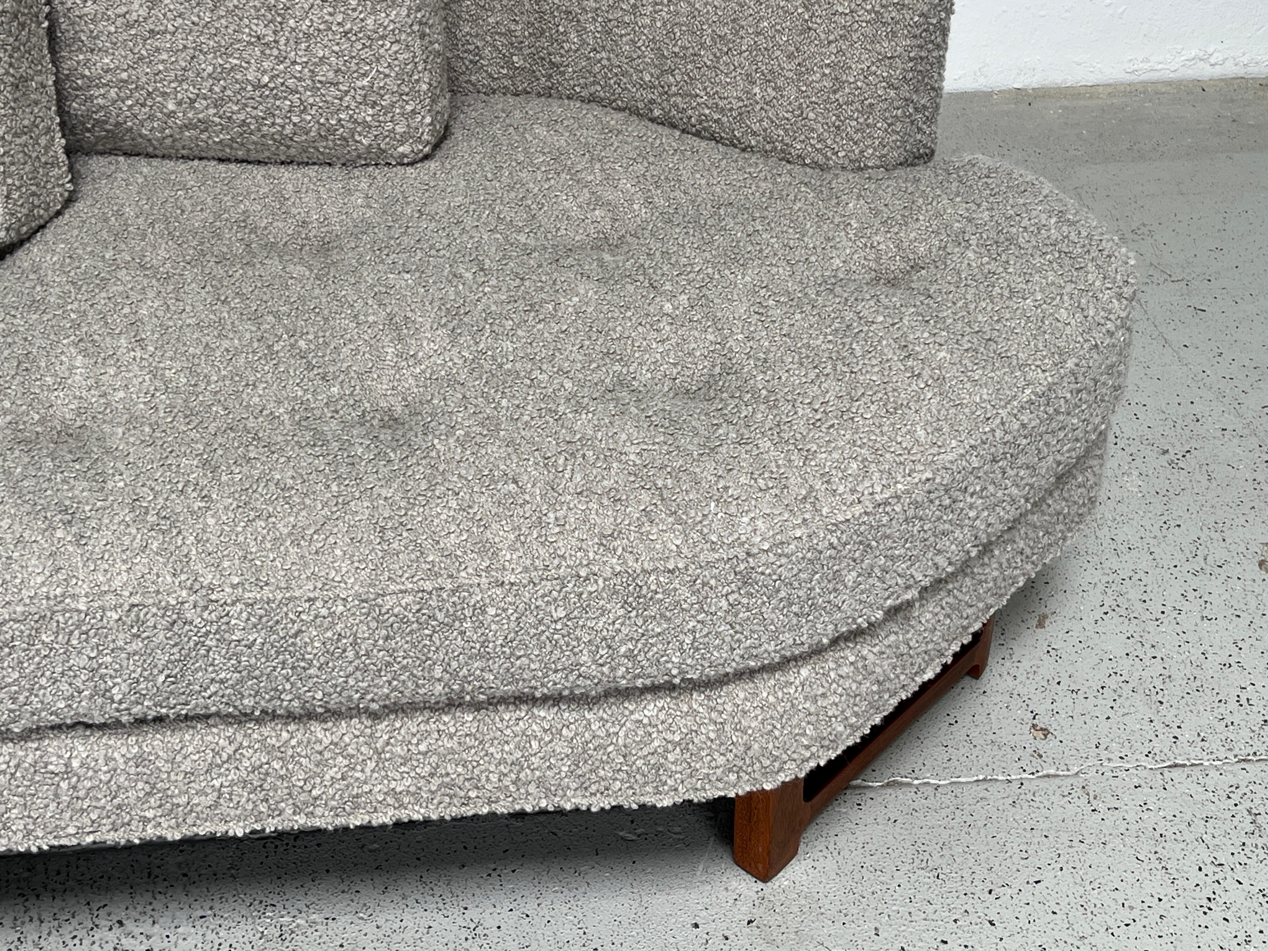 Mid-20th Century  Angled Sofa by Edward Wormley for Dunbar