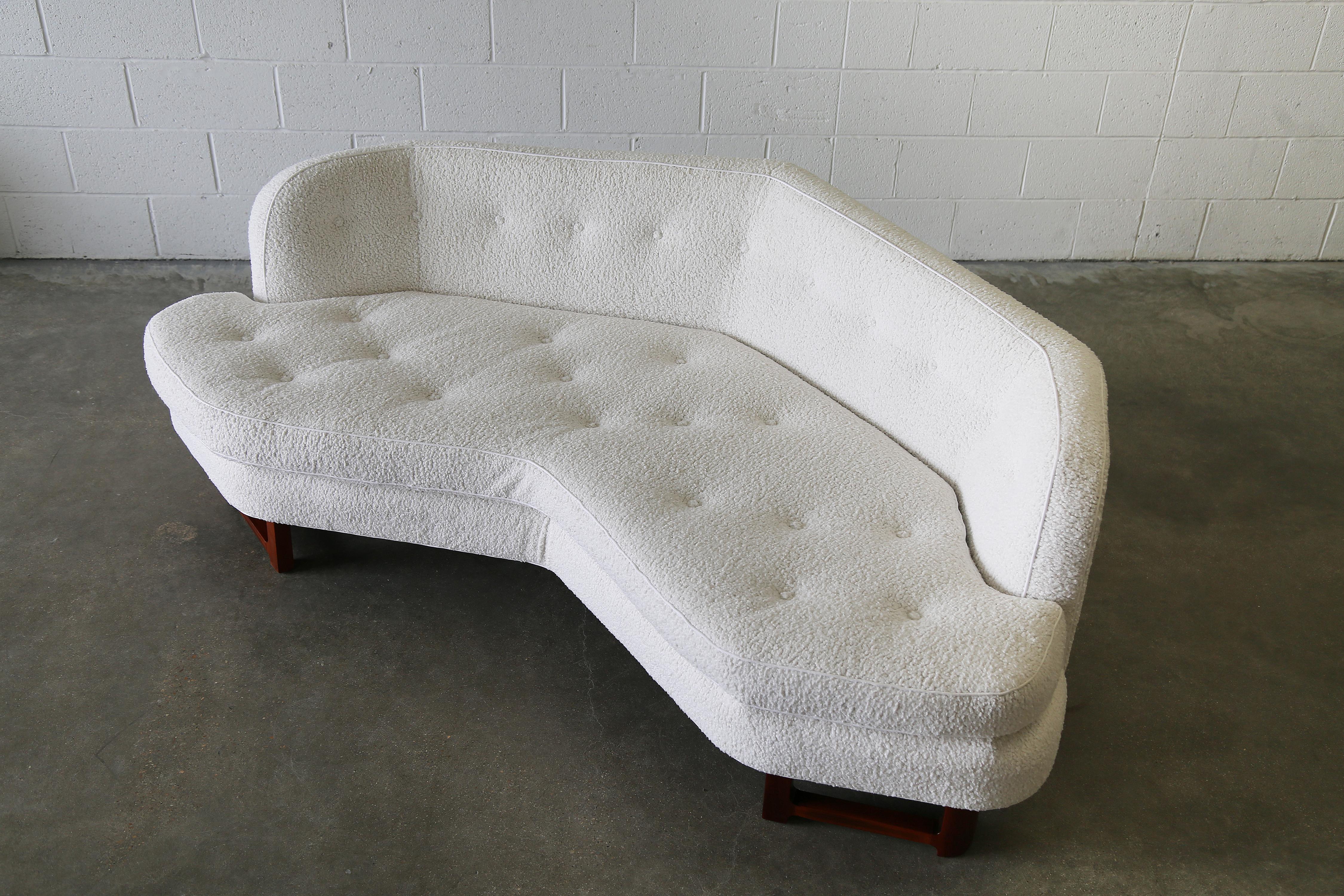 Sofá angular Modelo 6329a de Edward Wormley para Dunbar Heavy Boucle en venta 4