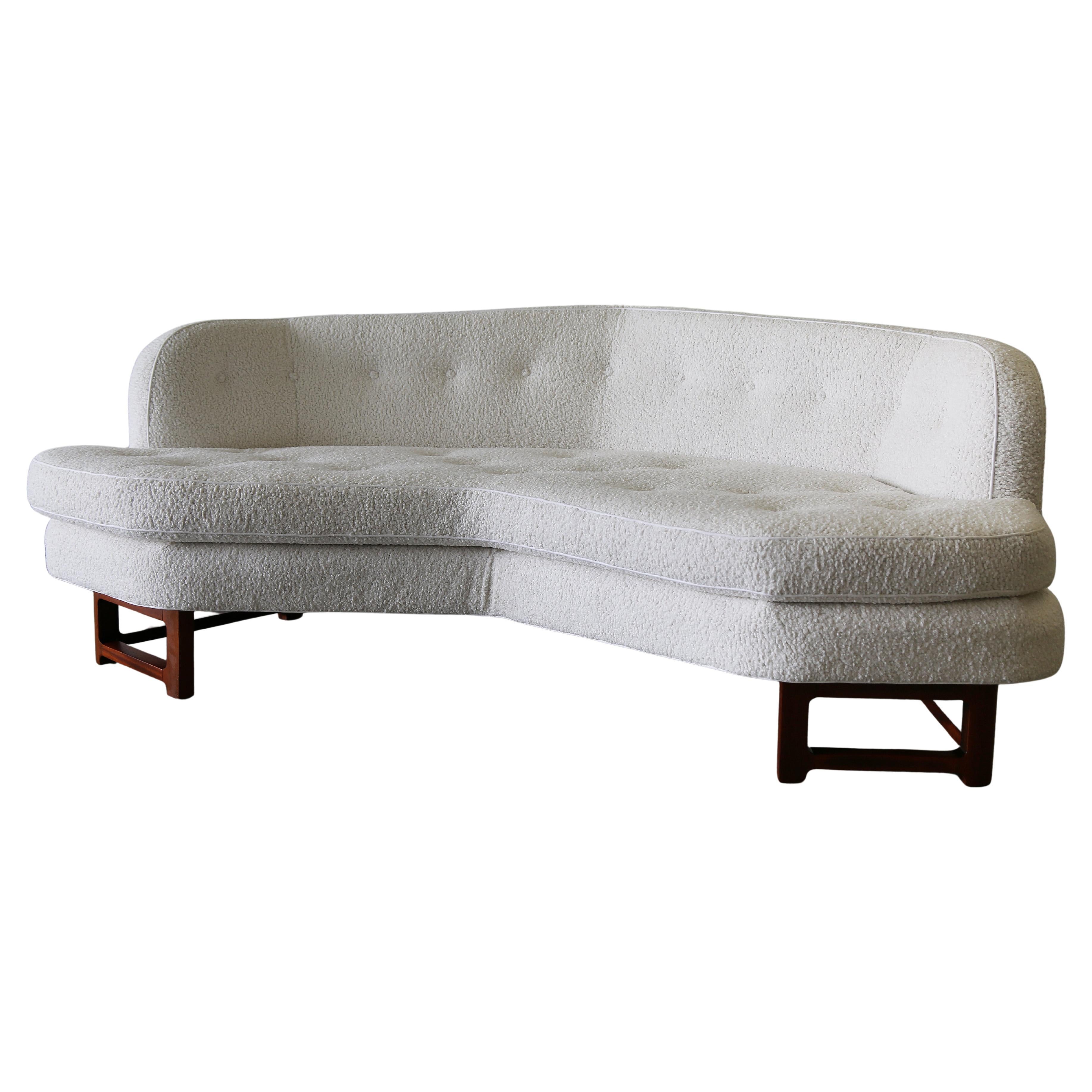 Angled Sofa Model 6329a by Edward Wormley for Dunbar Heavy Boucle