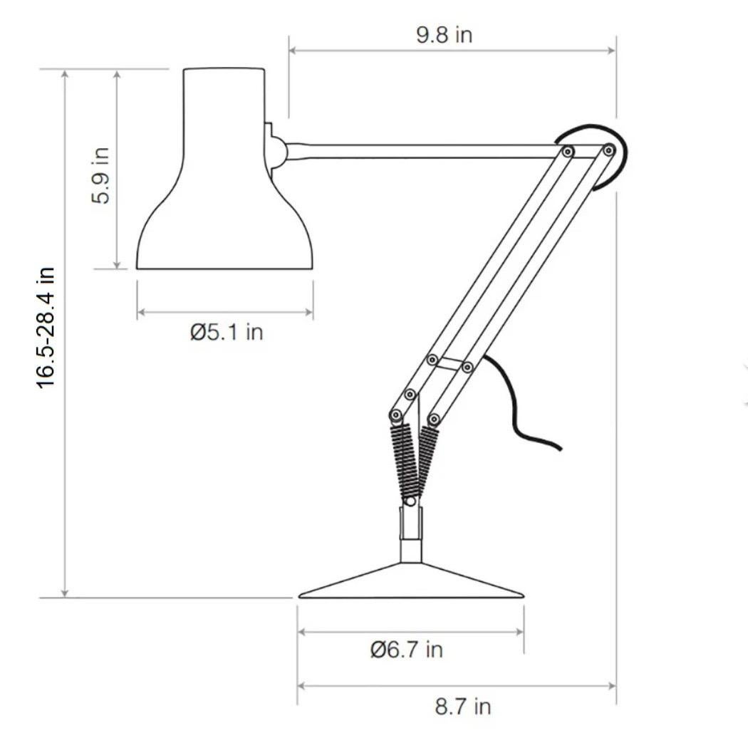 Anglepoise Type 75 Mini-Schreibtischlampe Edition 1 von Paul Smith - Neu im Zustand „Neu“ im Angebot in San Diego, CA