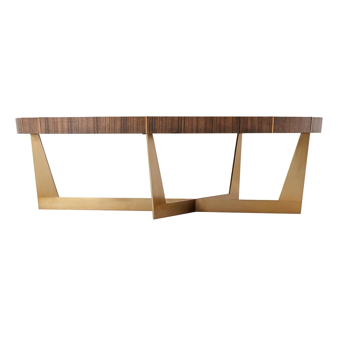 modern oval coffee table