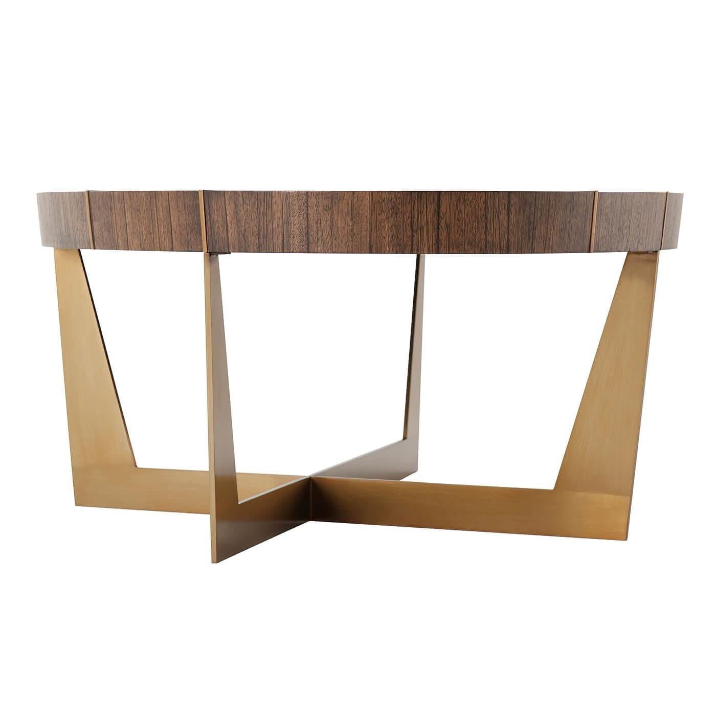 oval contemporary coffee table