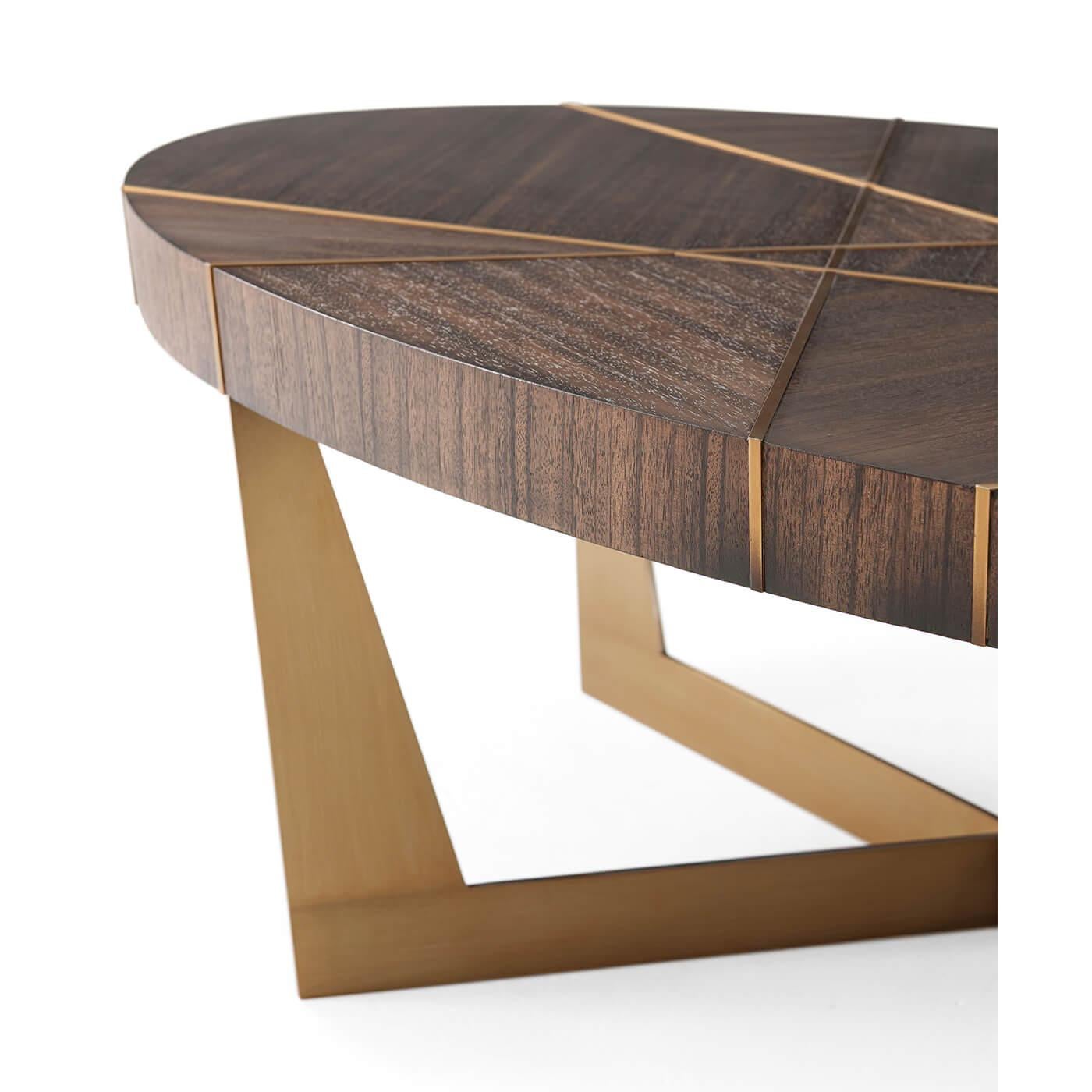 oval coffee table modern