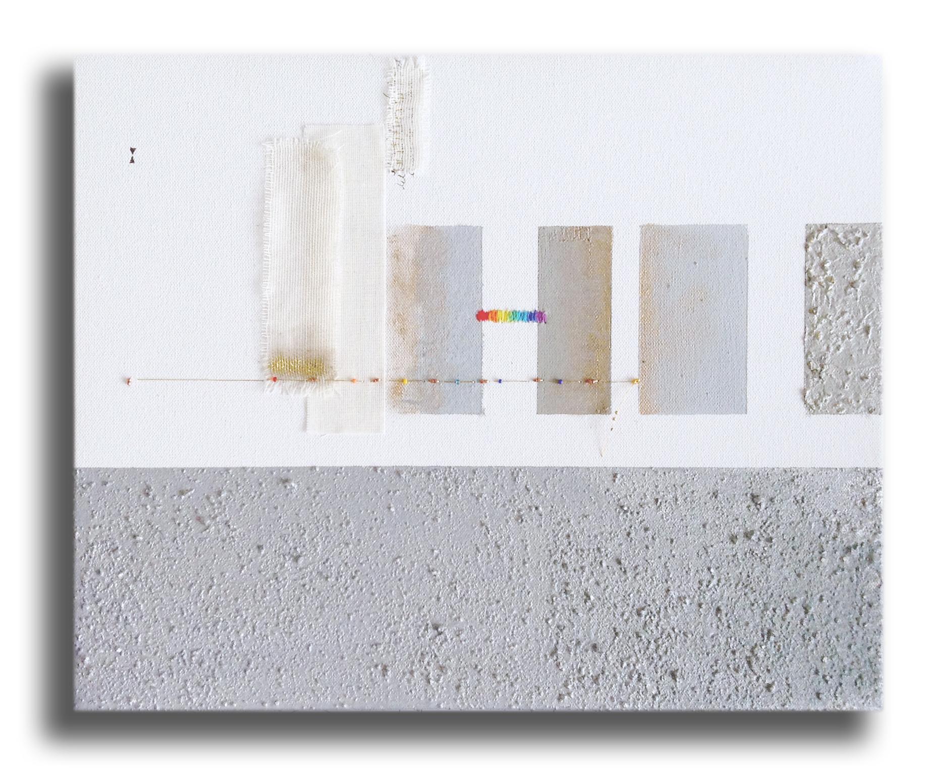 Diptyque : Intenciones del Silencio XII et XIV. Technique mixte sur toile - Abstrait Art par Angélica Chavarro Franco