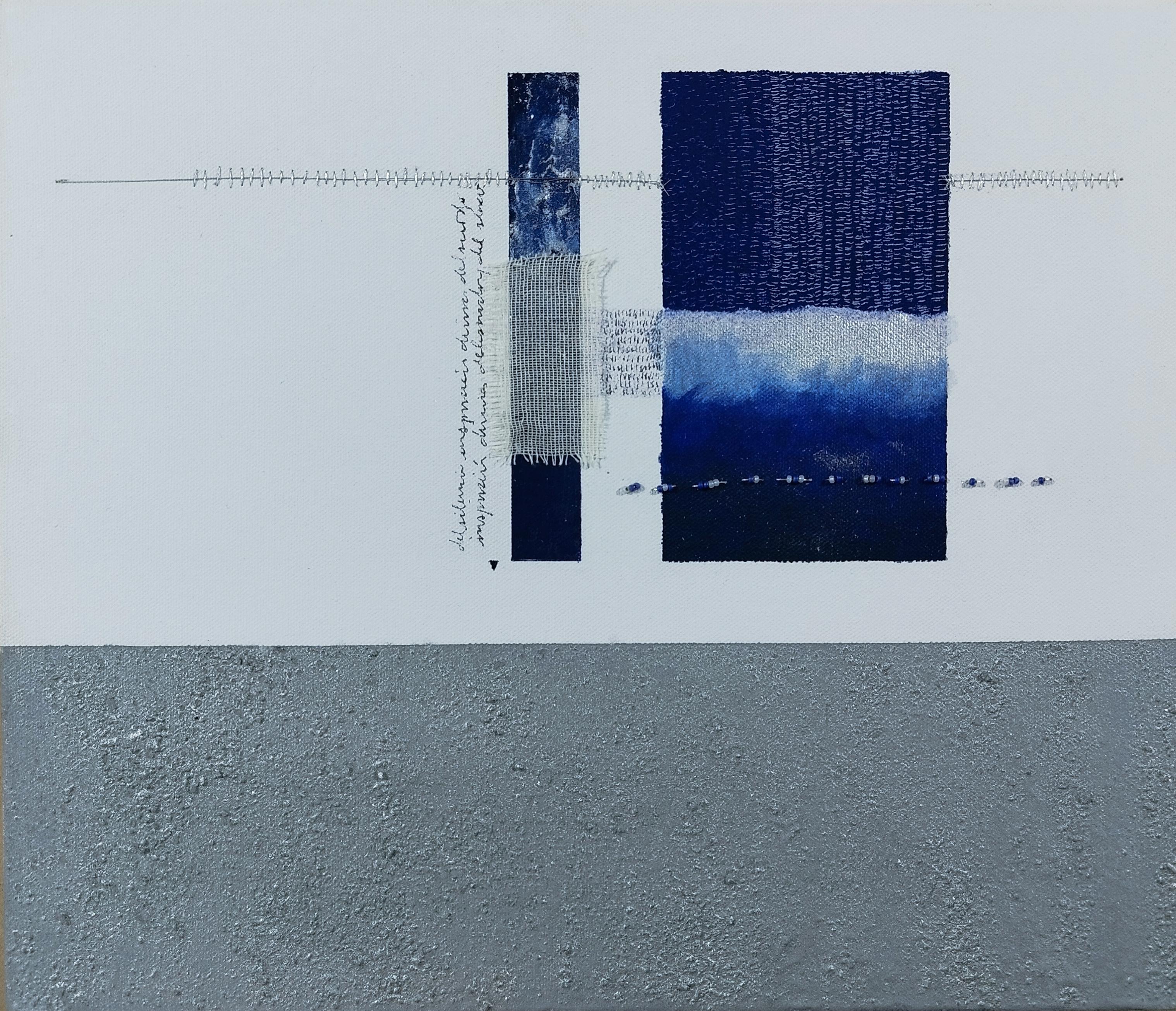 Diptyque : Intenciones del Silencio XII et XIV. Technique mixte sur toile en vente 4