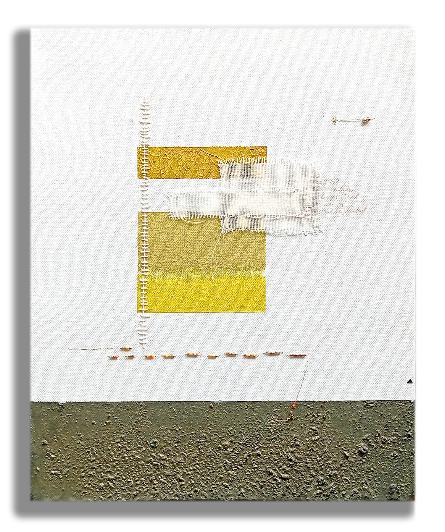 Intenciones del Silencio IX. Mixed media on canvas