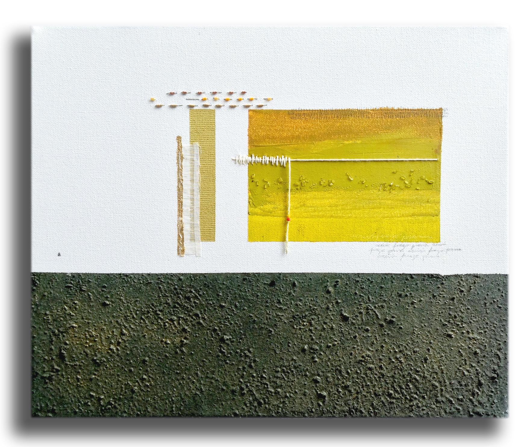 Intenciones del Silencio X. Técnica mixta sobre lienzo