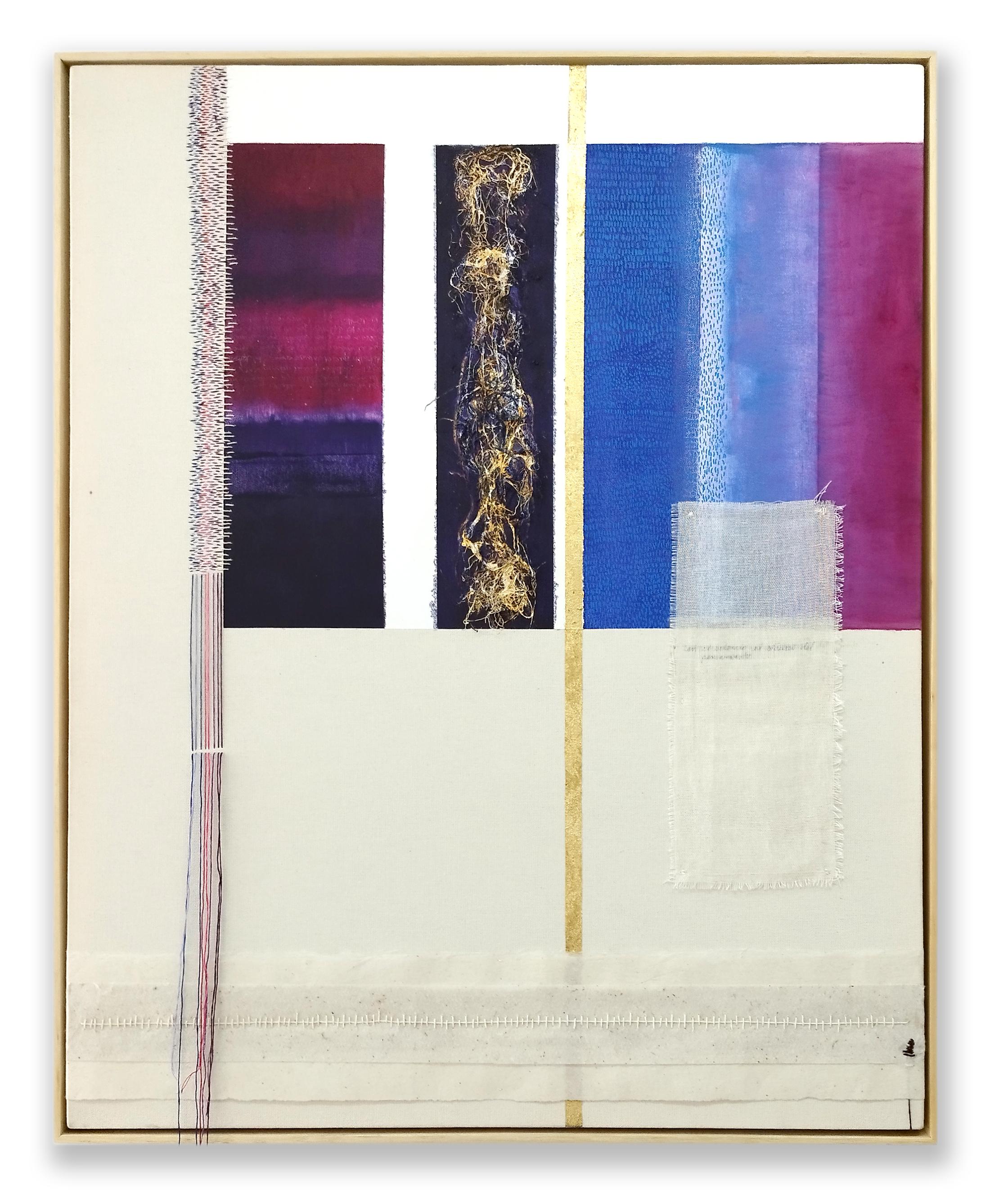 Intenciones del Silencio XIX and XX, Diptych. Mixed media on canvas - Abstract Art by Angélica Chavarro Franco