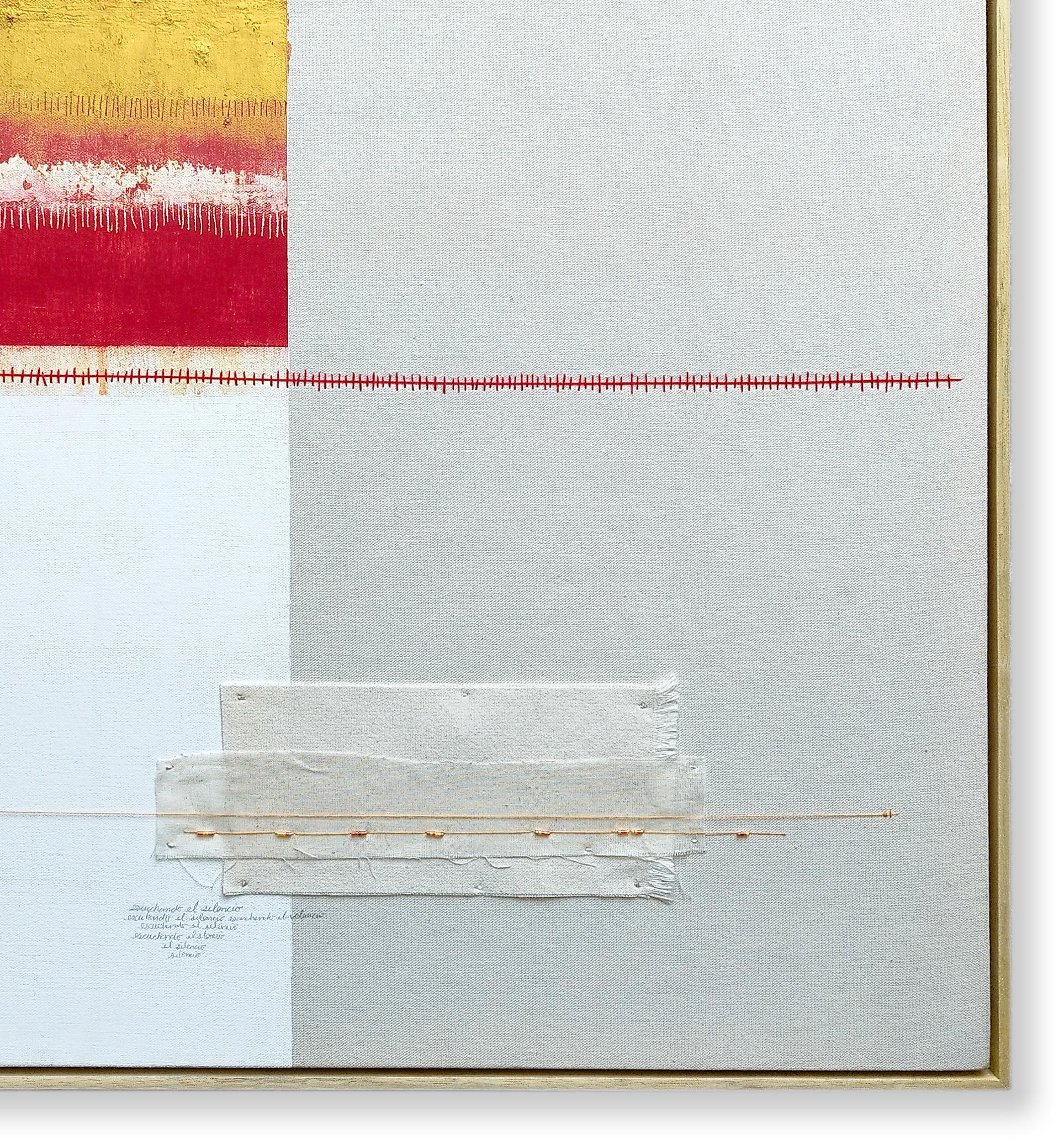 Intenciones del Silencio XIX and XX, Diptych. Mixed media on canvas For Sale 4