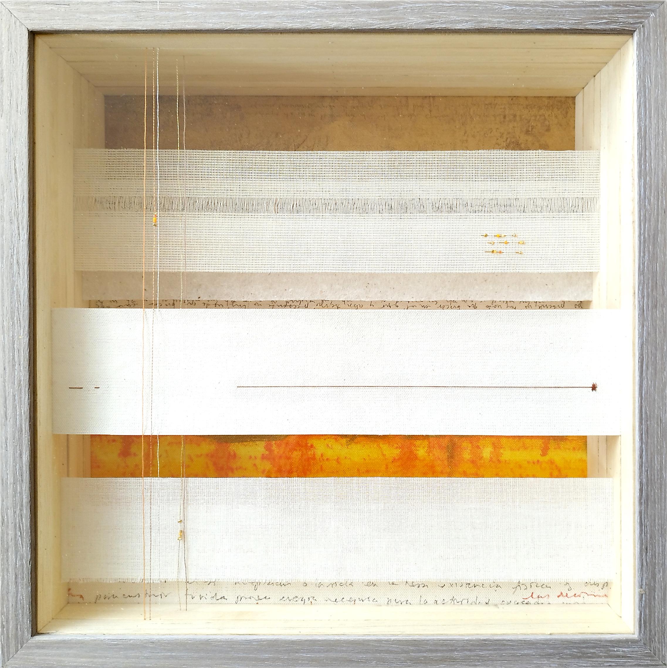 Paisajes del Pensamiento I. Escultura mural de técnica mixta - Mixed Media Art Abstracto de Angélica Chavarro Franco