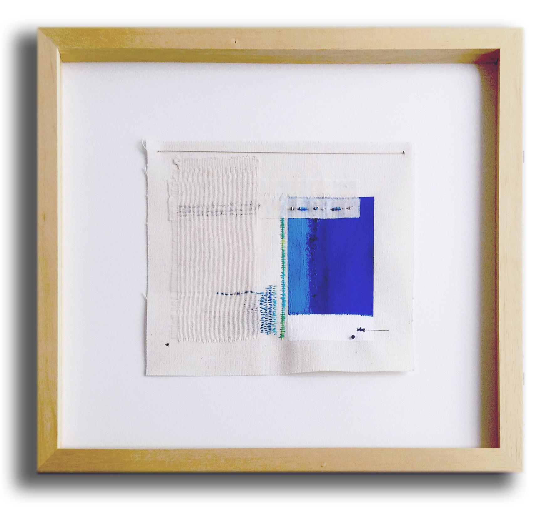 Set di 6 opere d'arte della serie Intenciones del Silencio - Mixed Media Art Astratto di Angélica Chavarro Franco