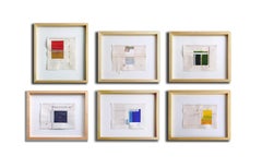 Set von 6 Kunstwerken aus der Serie Intenciones del Silencio