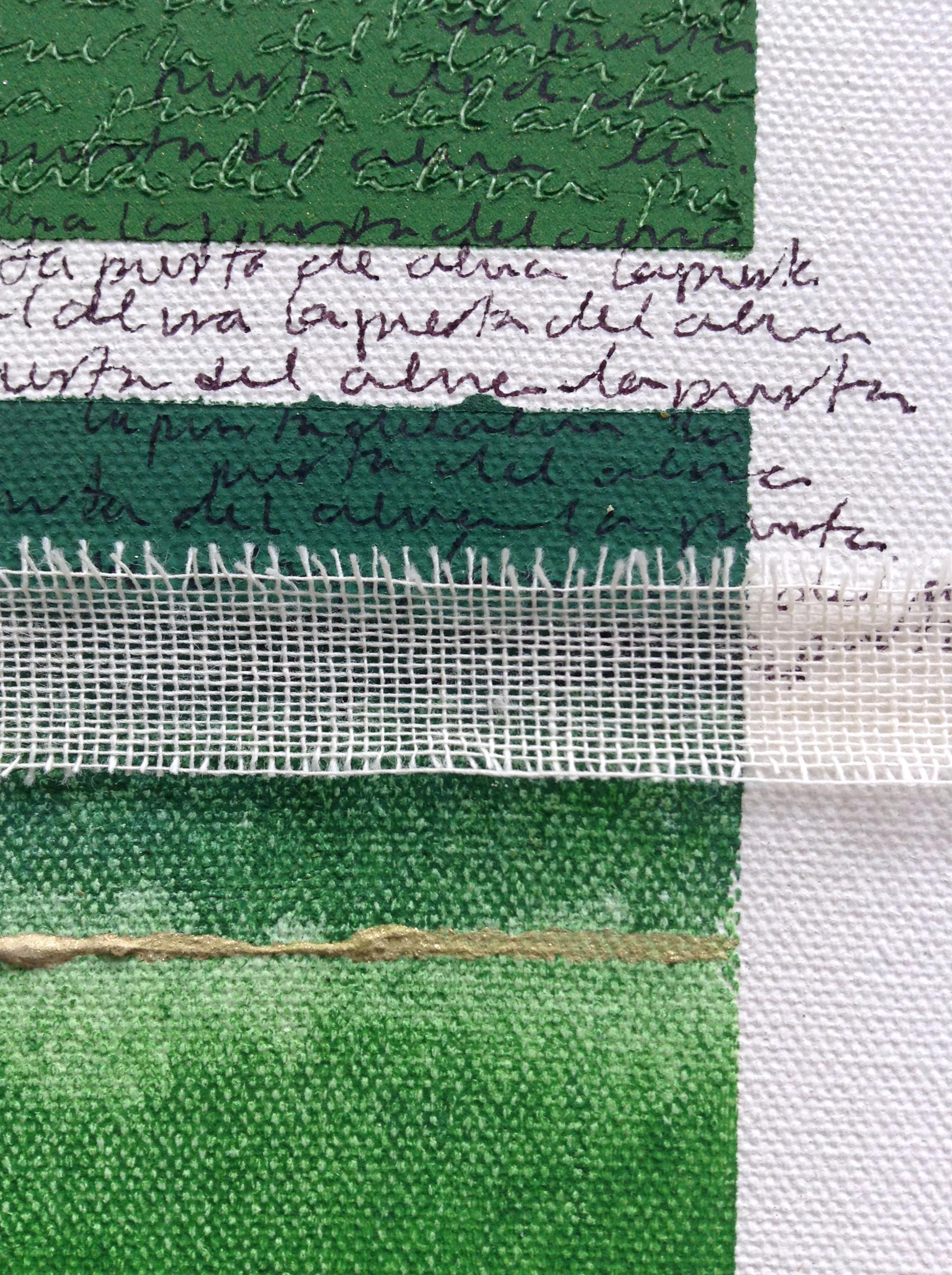 Triptyque : Intenciones del Silencio XI, XIII et X. Technique mixte sur toile en vente 8