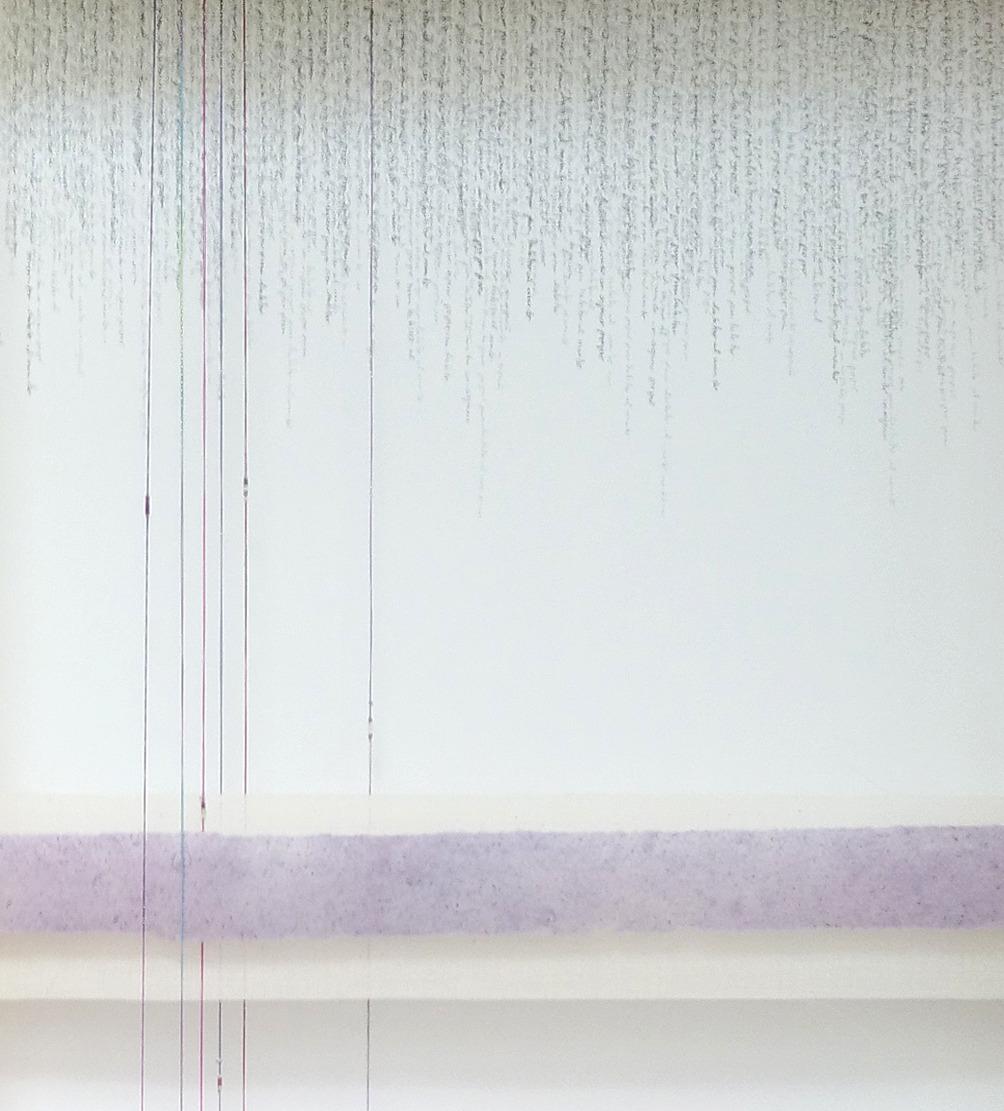 Paisajes del Pensamiento II. Gemischte Medien-Wandskulptur (Grau), Abstract Sculpture, von Angélica Chavarro Franco