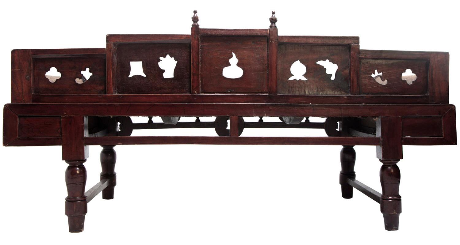 Tibetan Anglo Aian Cane Daybed For Sale