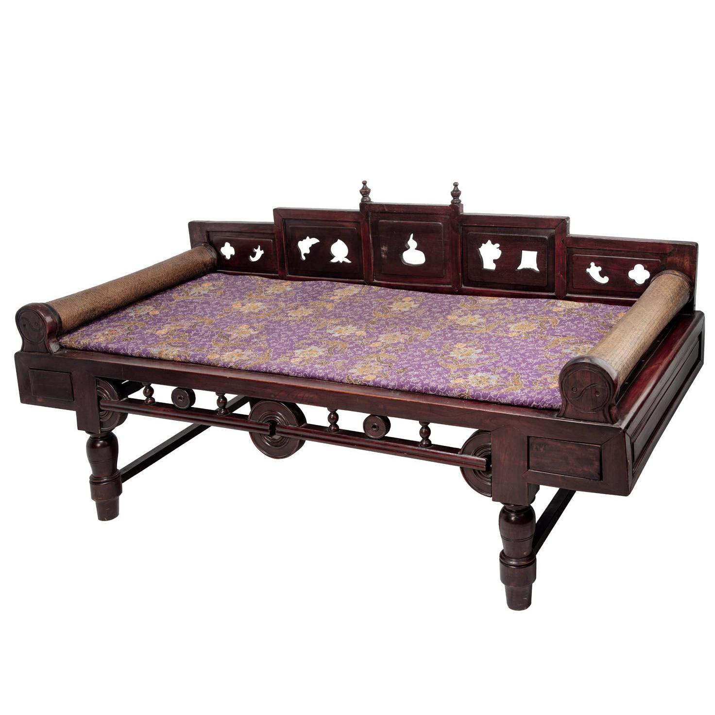 Anglo Aian Cane Daybed For Sale